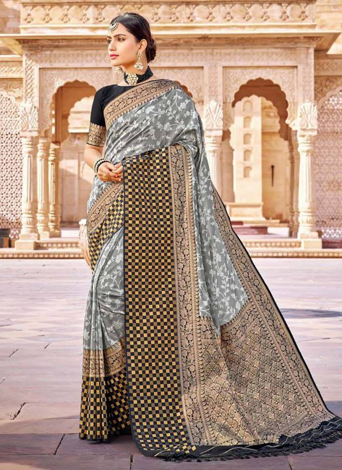 B FINE LUXURY HANDLOOM Latest Fancy Designer Party And Wedding Wear Stylish Heavy Silk Saree Collection